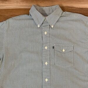 Brooks Brothers Shirt Mens Medium Striped Button Down Long Sleeve